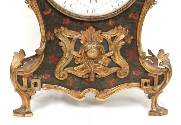 http://www.antiques-in-france.com/item/78329/louis-xv-period-wall-clock-with-shelf